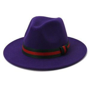 Panama Fedora Hats (Purple)